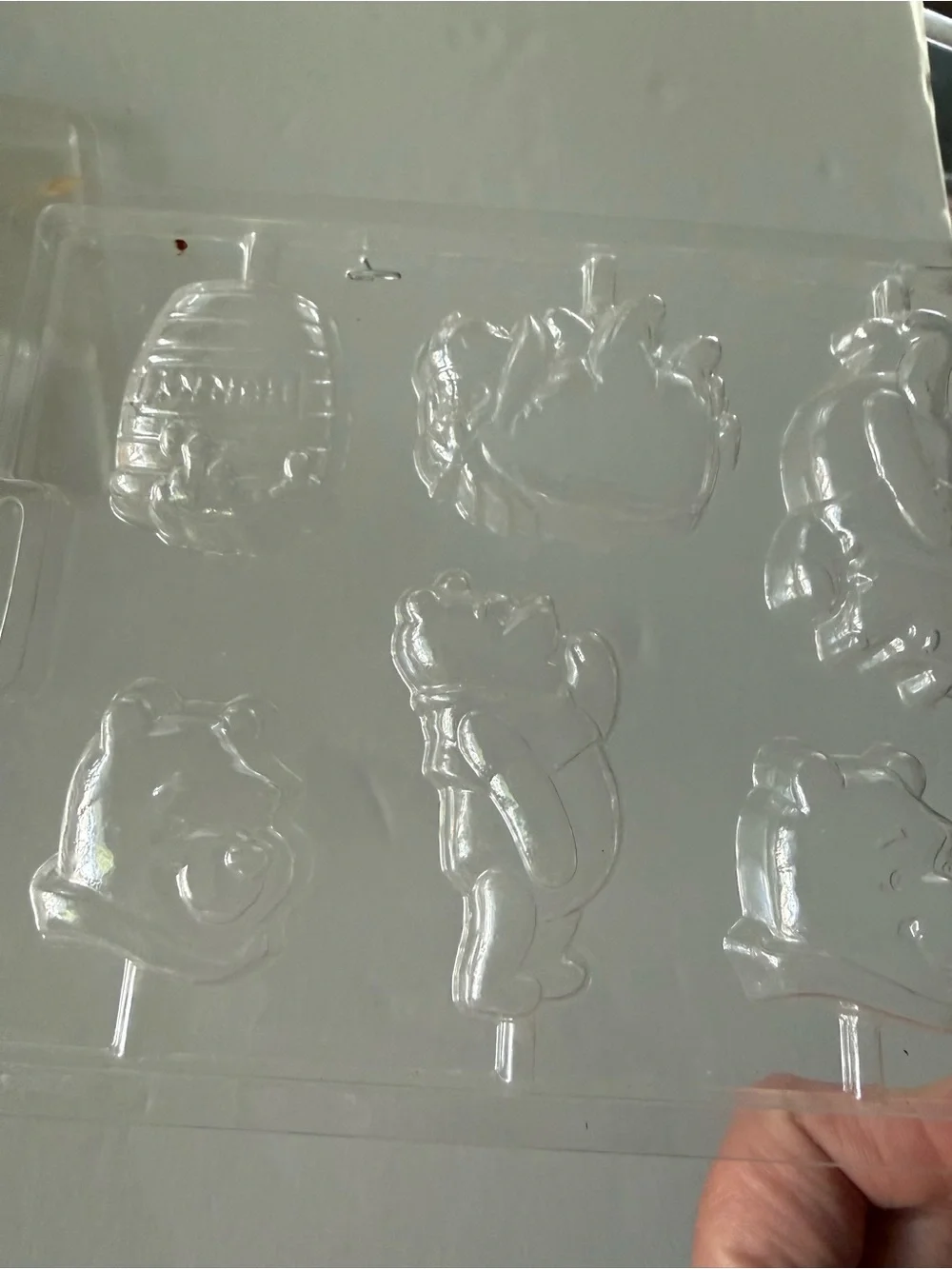 Wilton Clear Plastic Chocolate Candy Molds Set of 4 - 3 Valentine’s Day themed